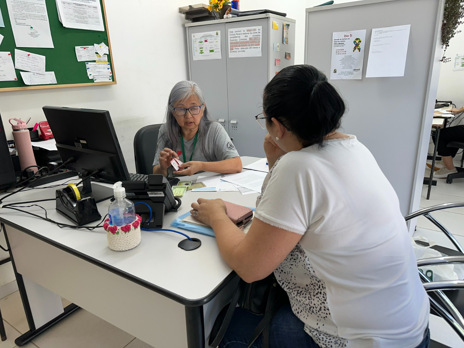 ‘Mutirão’ para emissão de carteirinha do autista em Sarandi faz 60 atendimentos trabalho; serviço continua 